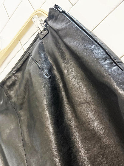 vintage 00s alfani soft leather mini skirt - good market thrift store
