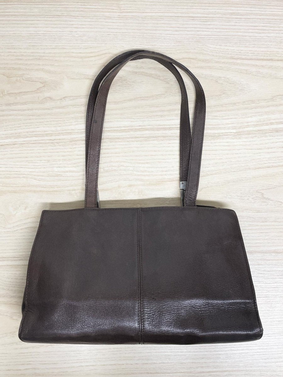 vintage 00s amiri soft leather shoulder bag - good market thrift store