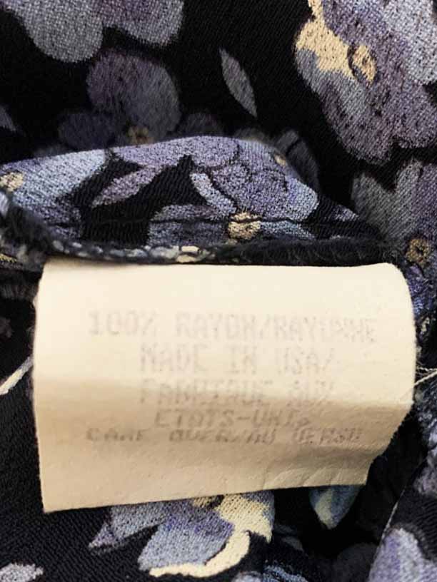 vintage 00s anne klein floral full button maxi dress | made in usa - good market thrift store