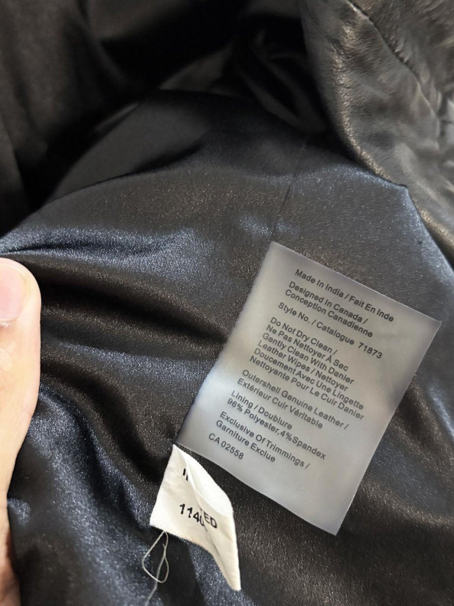 vintage 00s blink butter leather biker jacket - good market thrift store