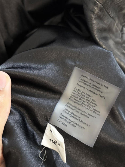 vintage 00s blink butter leather biker jacket - good market thrift store