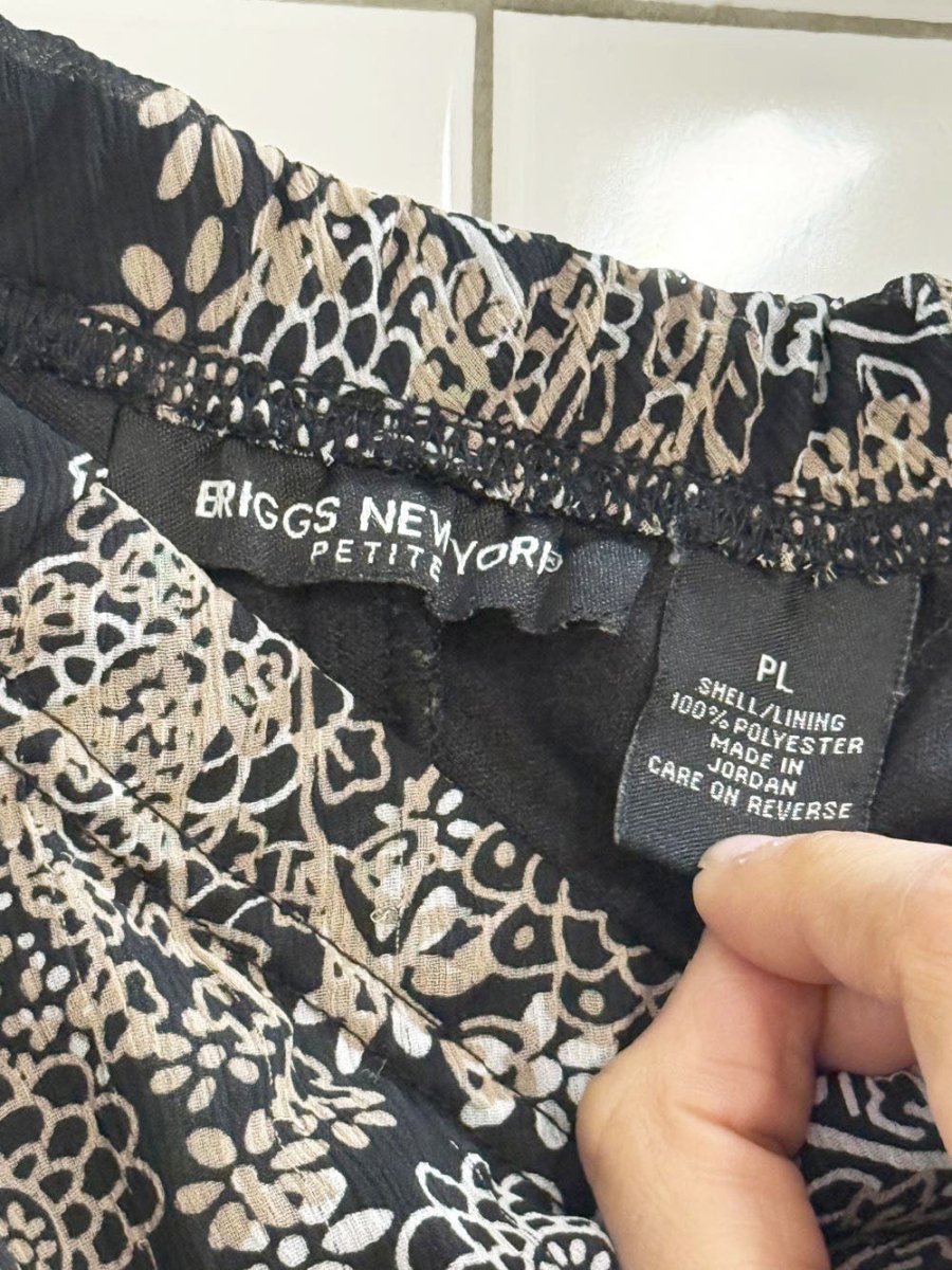 vintage 00s briggs new york floral flowy midi skirt - good market thrift store