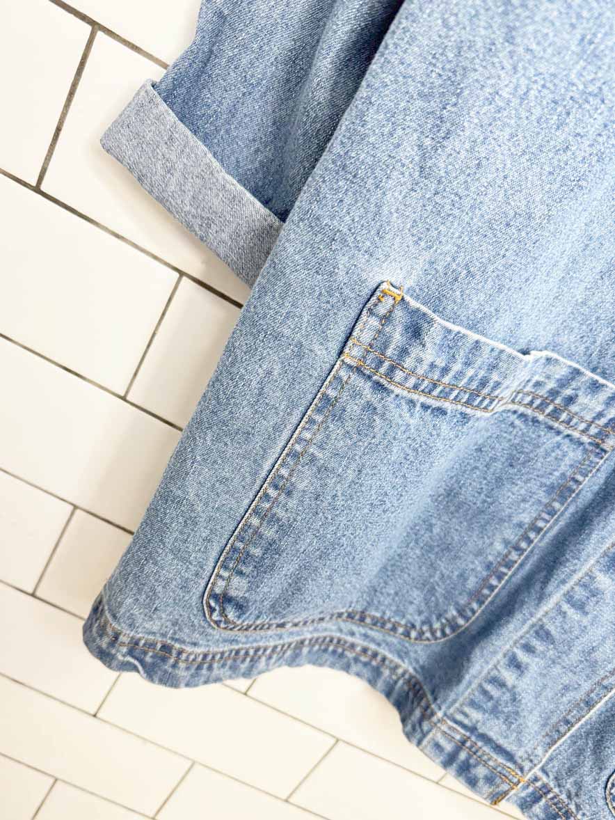 vintage 00s cabin creek denim chore coat - good market thrift store