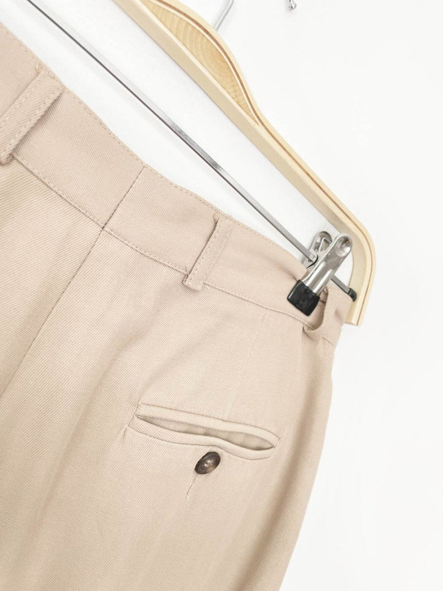 vintage 00s cactus pleated high rise trouser - good market thrift store