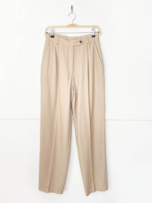 vintage 00s cactus pleated high rise trouser - good market thrift store