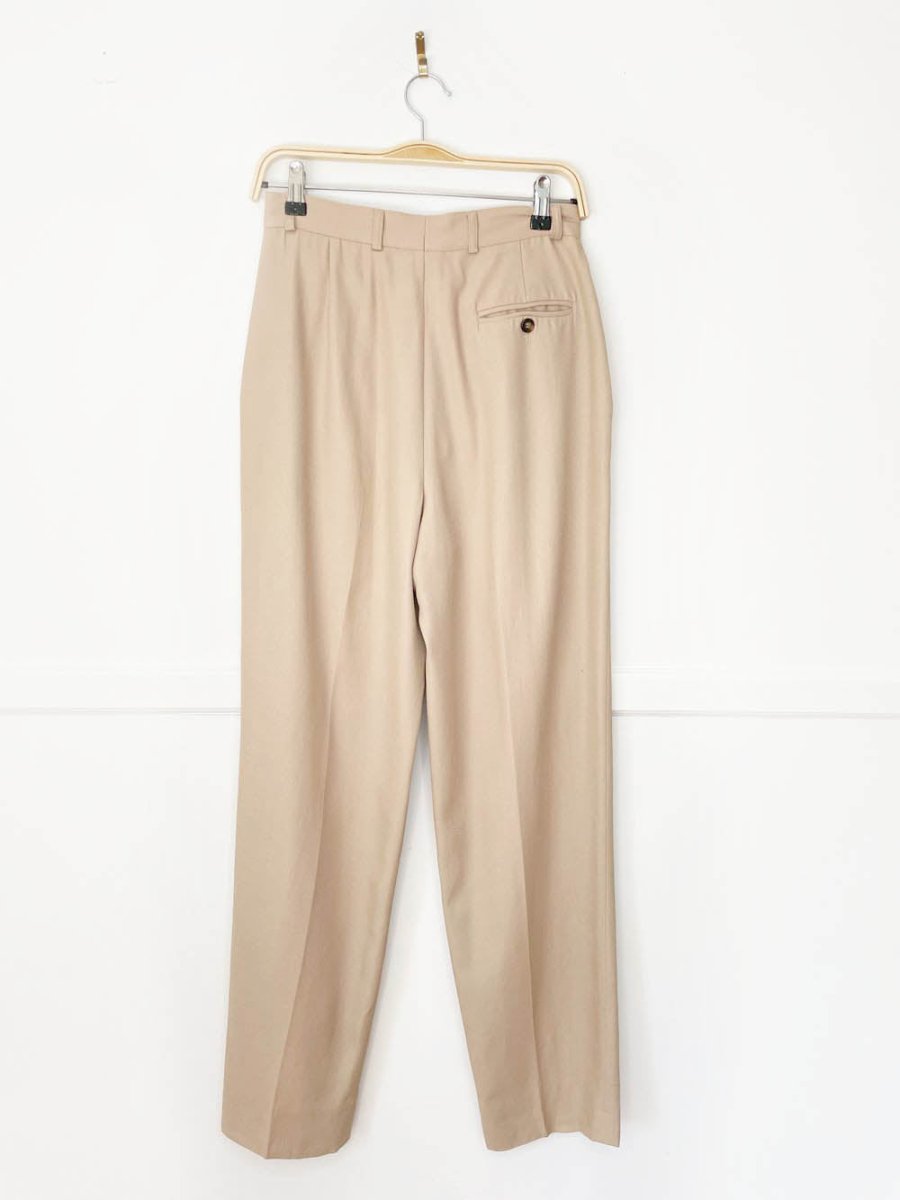 vintage 00s cactus pleated high rise trouser - good market thrift store