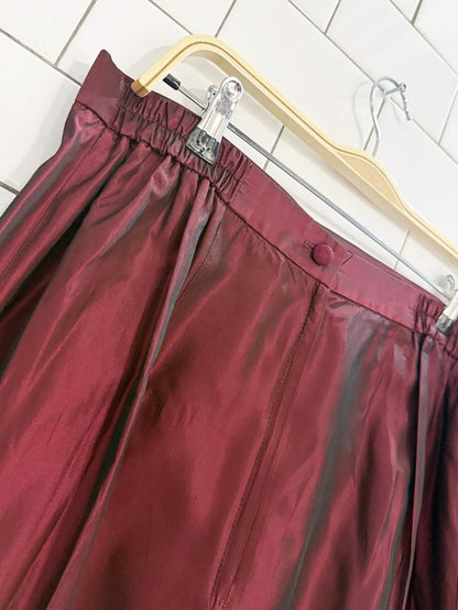 vintage 00s career elements metallic maxi skirt | made in Canada - good market thrift store