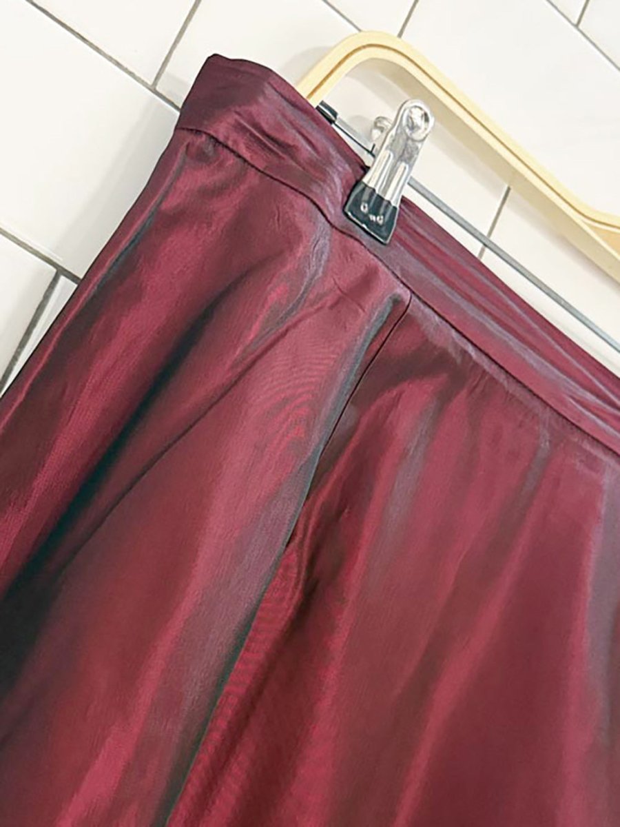 vintage 00s career elements metallic maxi skirt | made in Canada - good market thrift store