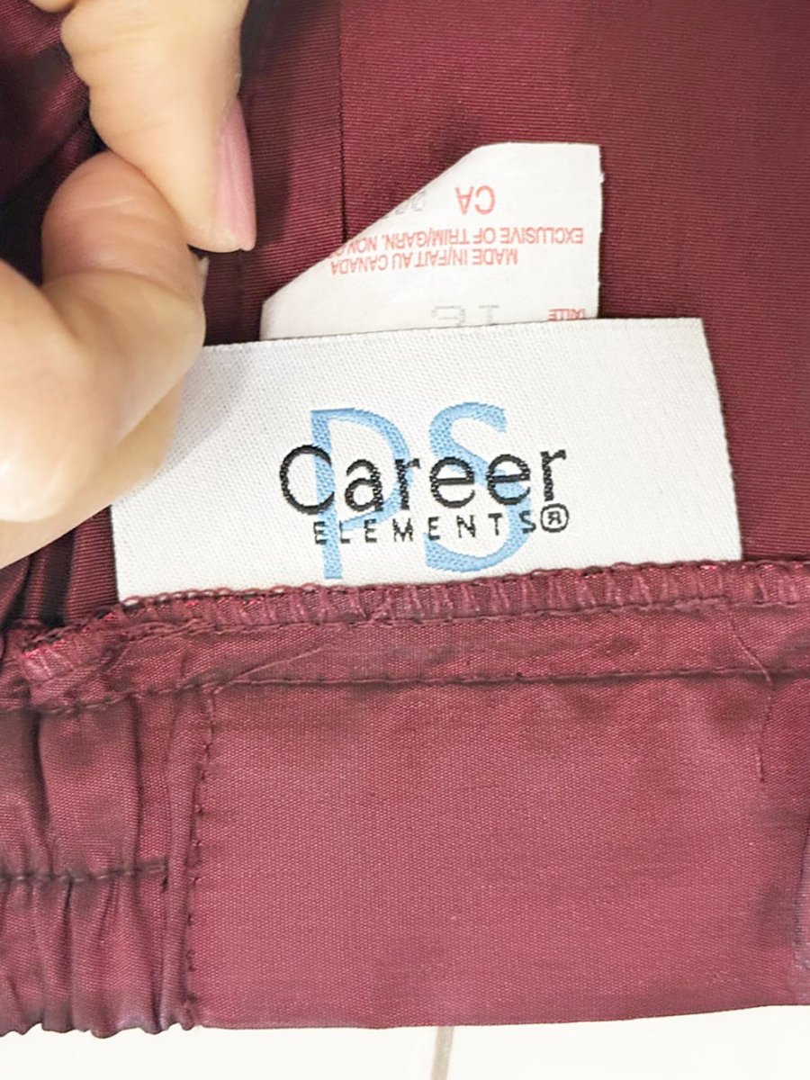 vintage 00s career elements metallic maxi skirt | made in Canada - good market thrift store