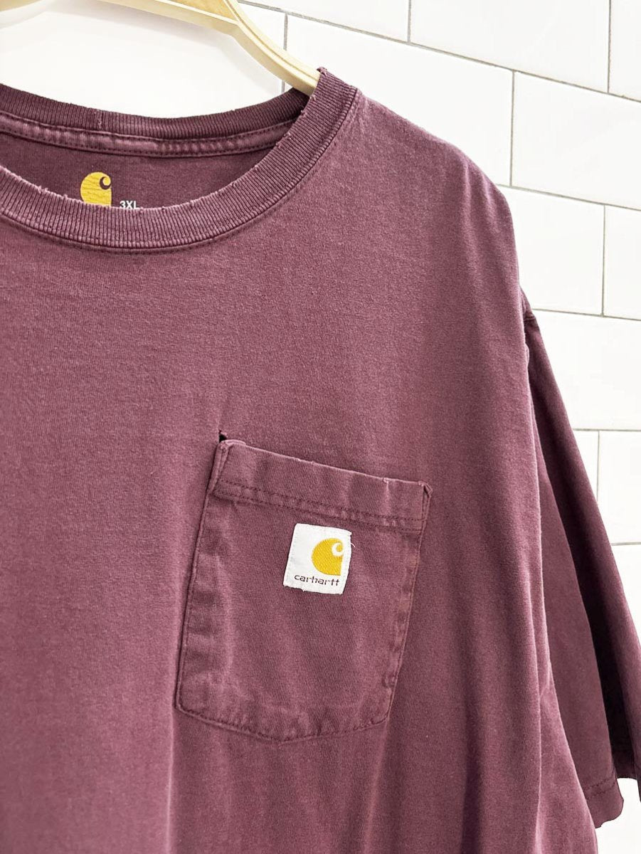 vintage 00s carhartt distressed pocket t shirt - good market thrift store