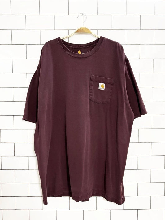 vintage 00s carhartt distressed pocket t shirt - good market thrift store
