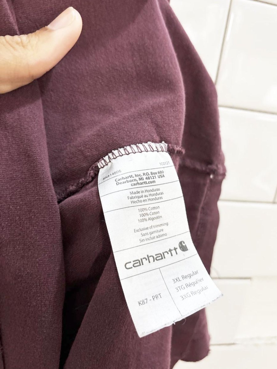 vintage 00s carhartt distressed pocket t shirt - good market thrift store