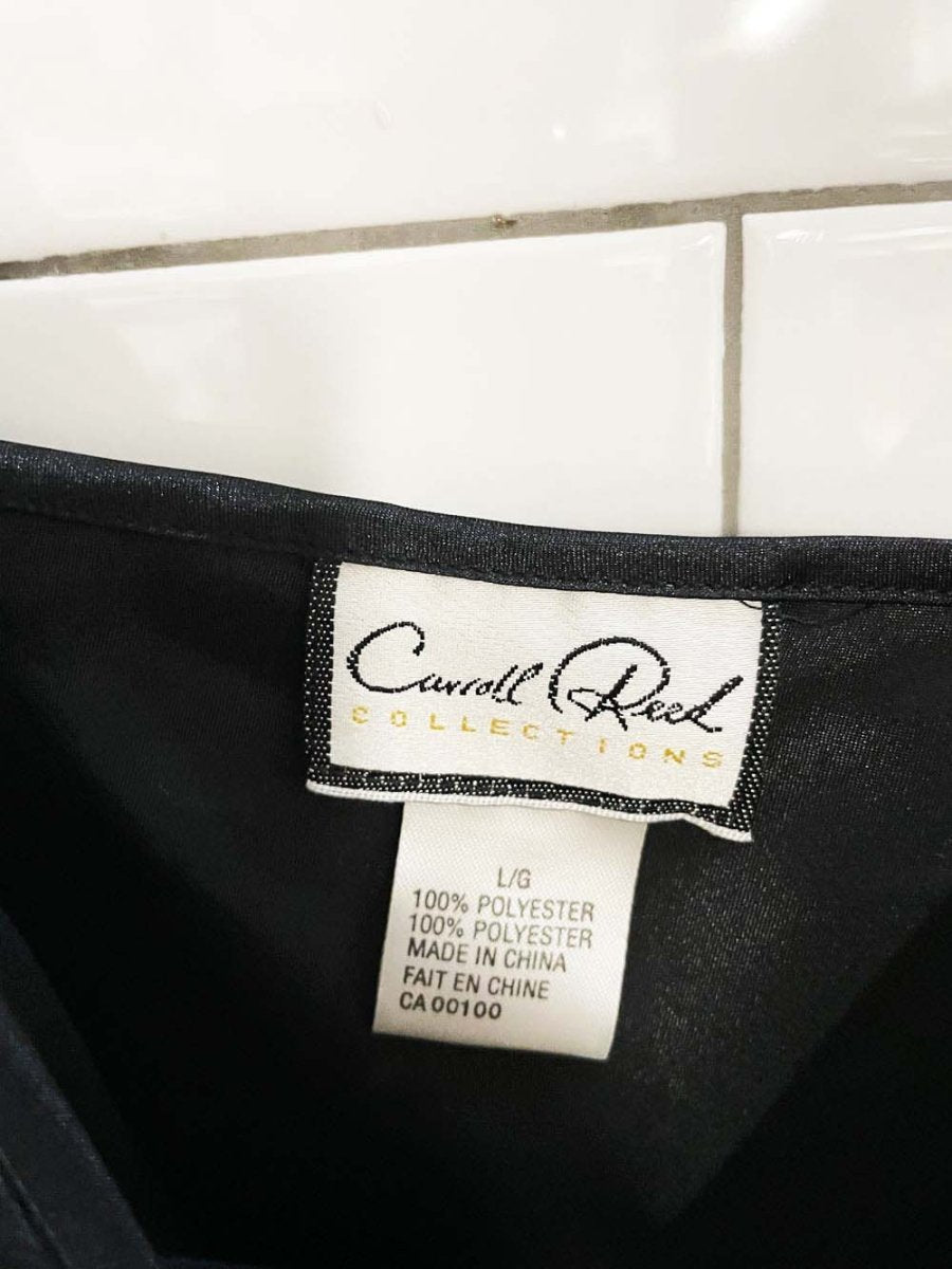 vintage 00s carroll reed feather tie slip mini dress - good market thrift store