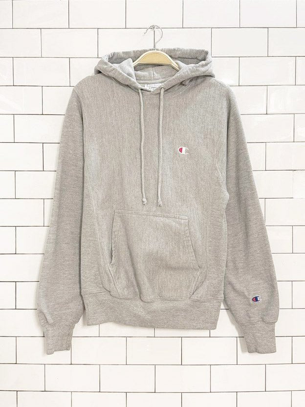 vintage 00's champion reverse weave hooded sweatshirt - good market thrift store