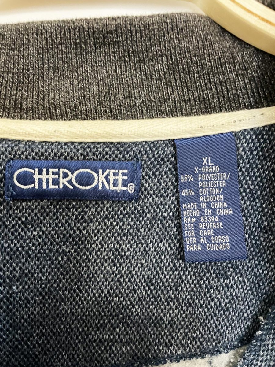 vintage 00s cherokee half zip colour block sweatshirt - good market thrift store