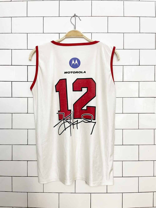 vintage 00s chicago bills motorola promo jersey | kirk hinrich 12 - good market thrift store