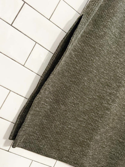 vintage 00s classic editions mohair - blend knit midi skirt | made in Canada - good market thrift store