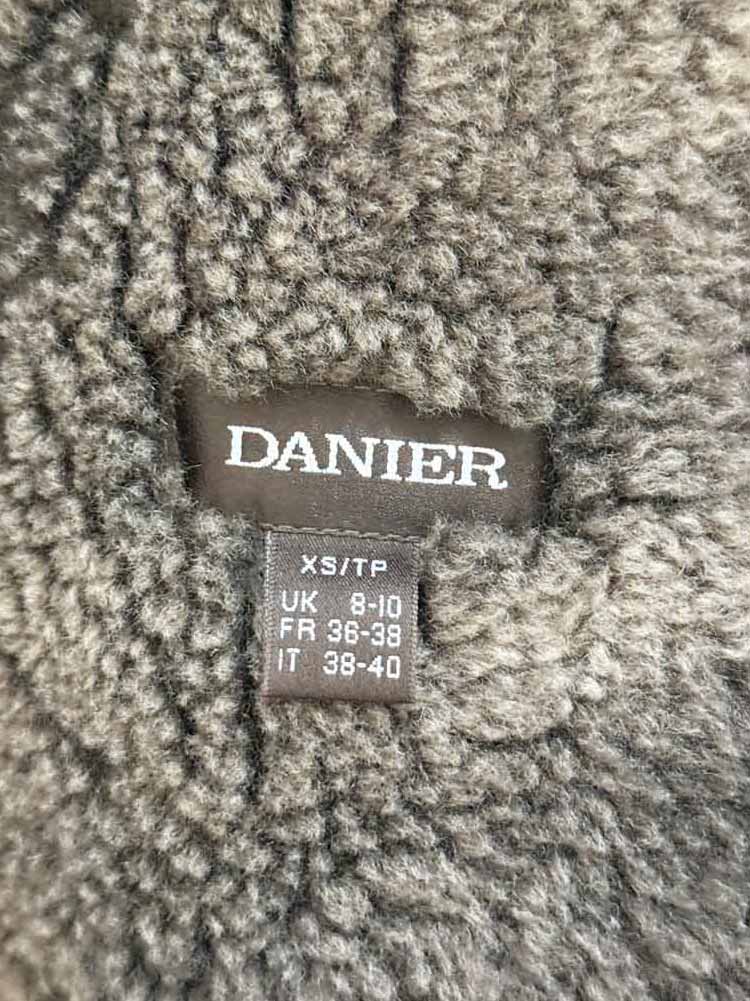vintage 00s danier sheepskin penny lane hooded fur coat - good market thrift store
