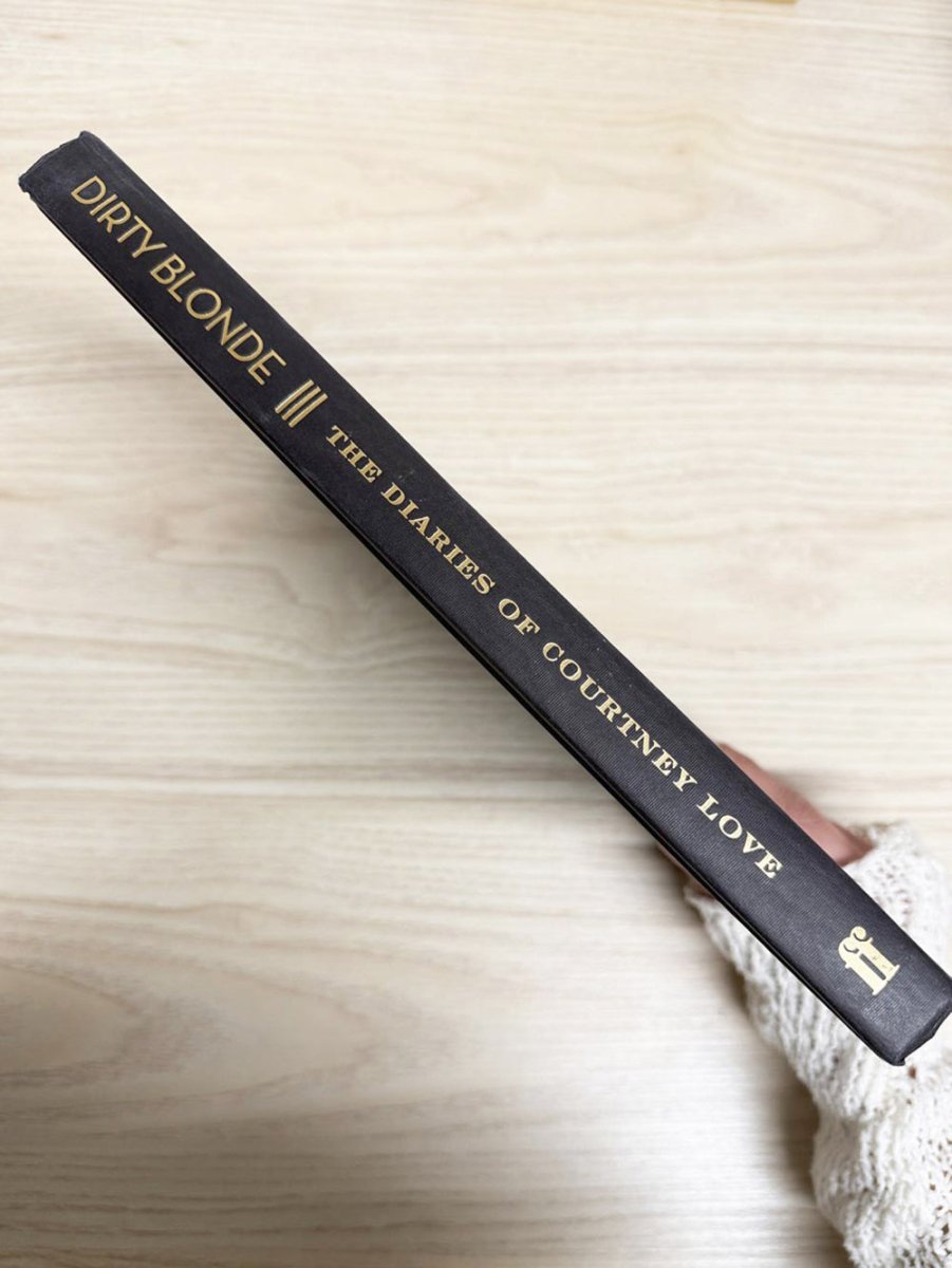vintage 00s dirty blonde the diary of courtney love hardcover book - good market thrift store