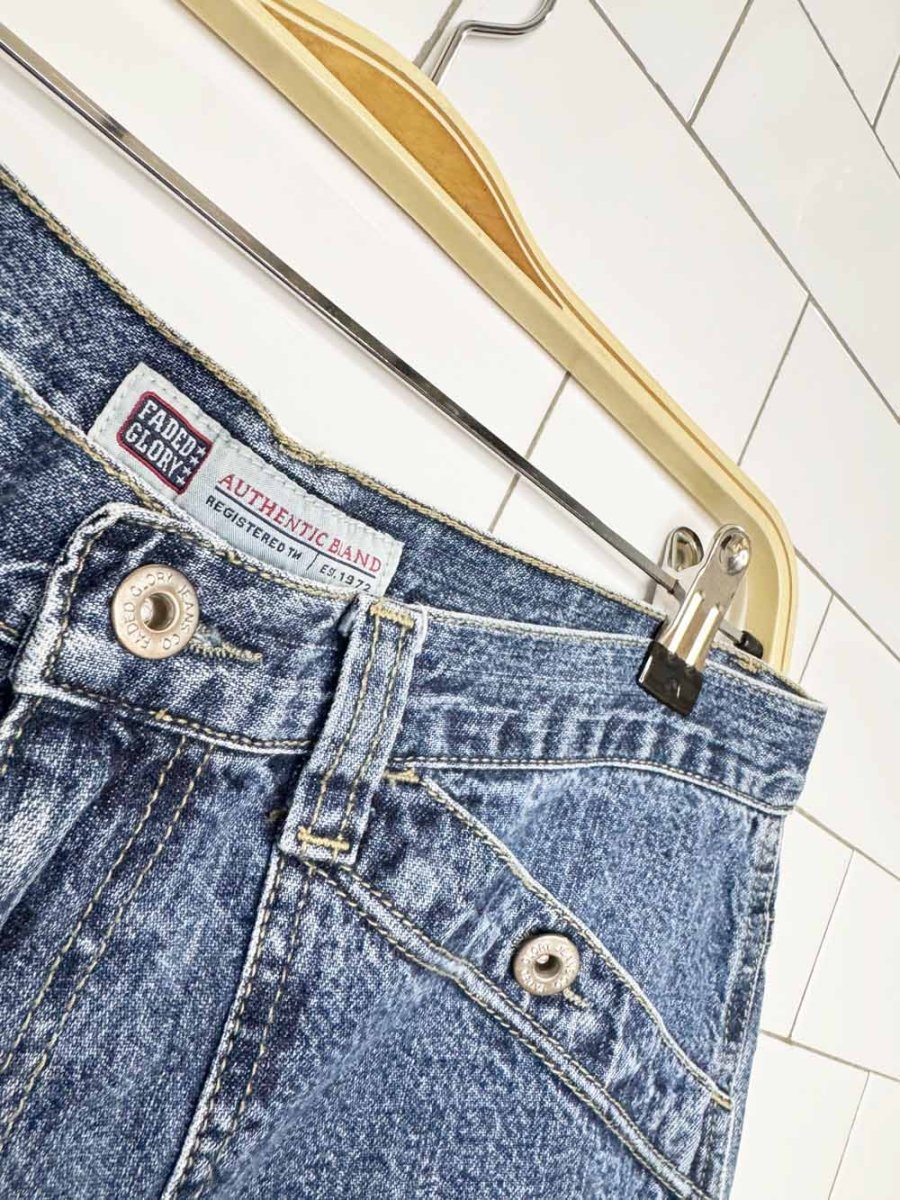 vintage 00s faded glory denim shorts - good market thrift store
