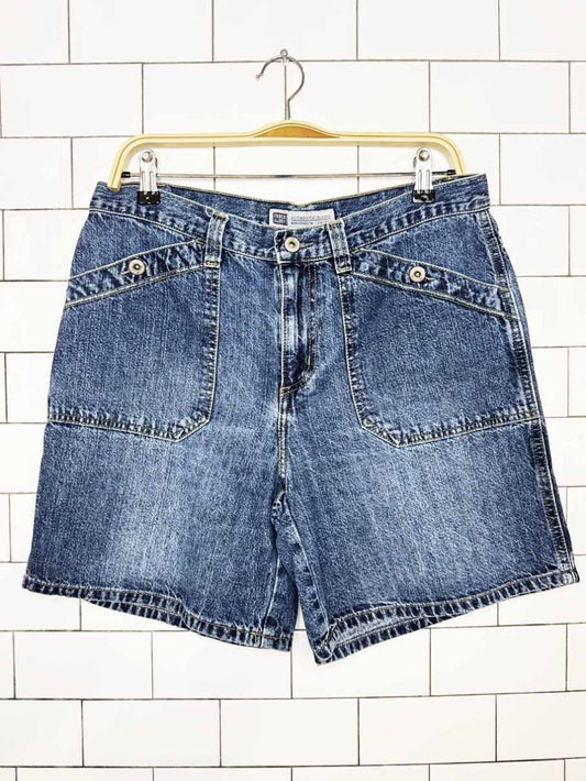 vintage 00s faded glory denim shorts - good market thrift store