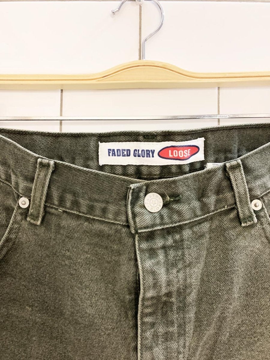 vintage 00s faded glory loose denim shorts - good market thrift store