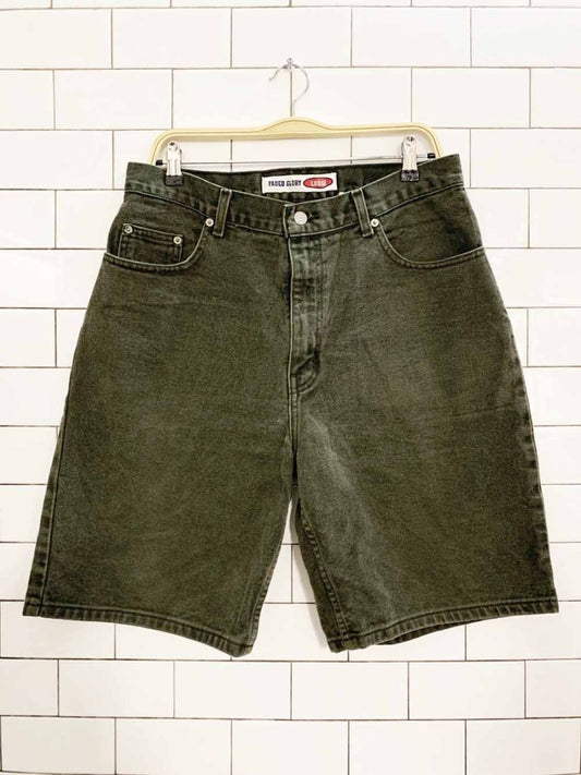 vintage 00s faded glory loose denim shorts - good market thrift store