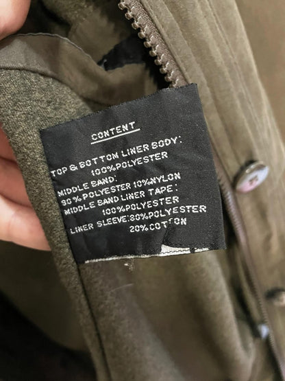 vintage 00s fleet street drawstring soft touch trench coat | removable liner - good market thrift store