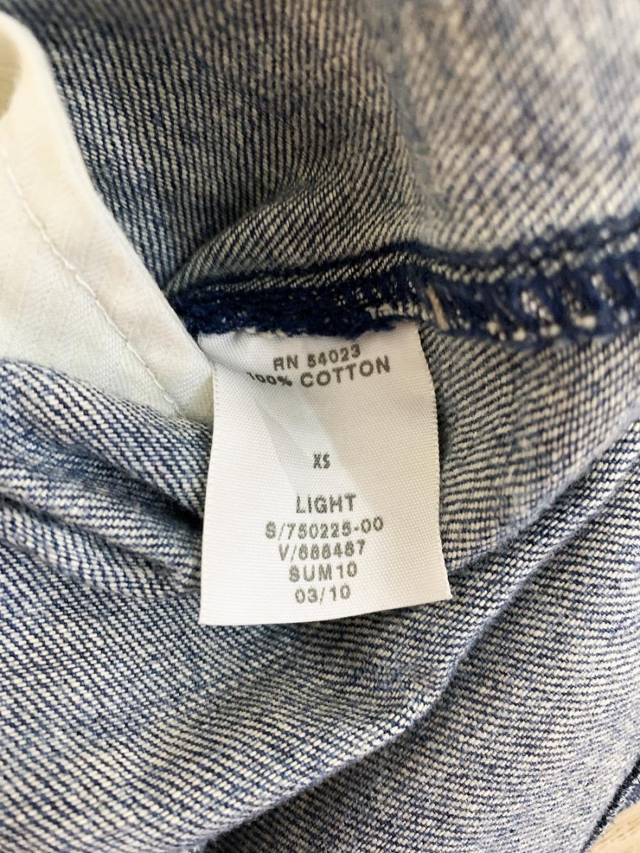 vintage 00s gap soft denim overall mini skirt - good market thrift store