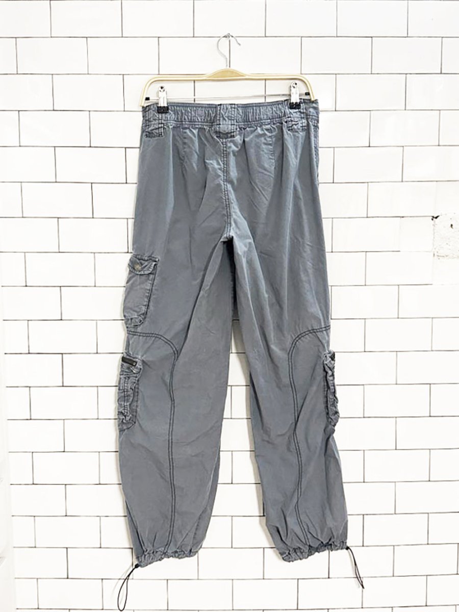 vintage 00s garage cargo parachute pants - good market thrift store