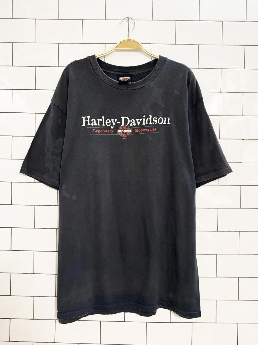 vintage 00s harley davidson columbus t shirt | made in usa - good market thrift store