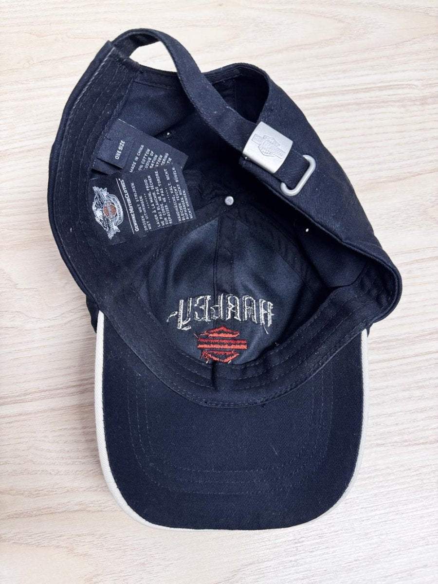 vintage 00s harley davidson embroidered hat - good market thrift store