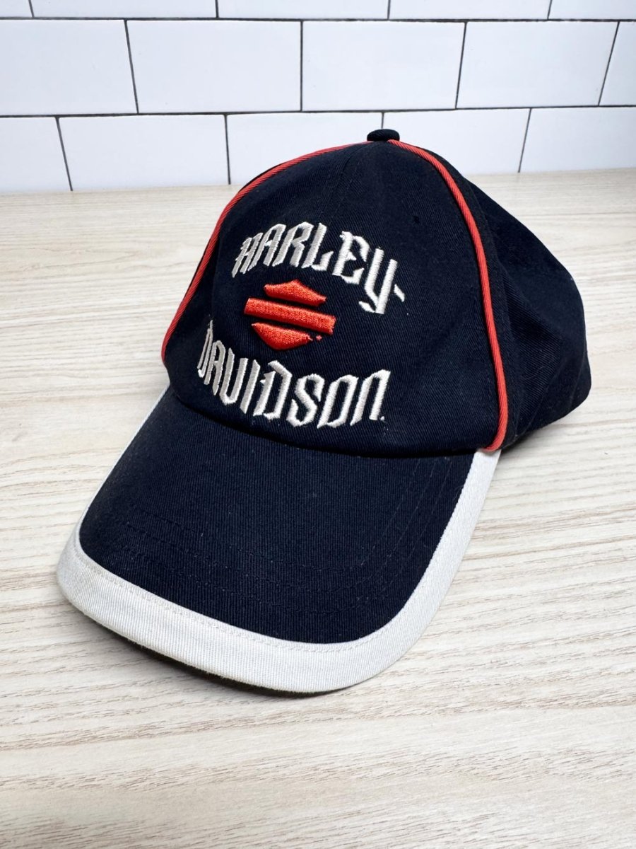 vintage 00s harley davidson embroidered hat - good market thrift store