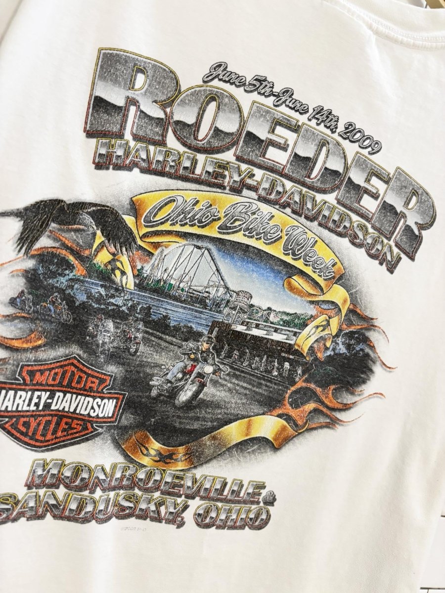 vintage 00s harley davidson ohio bike week tee - good market thrift store