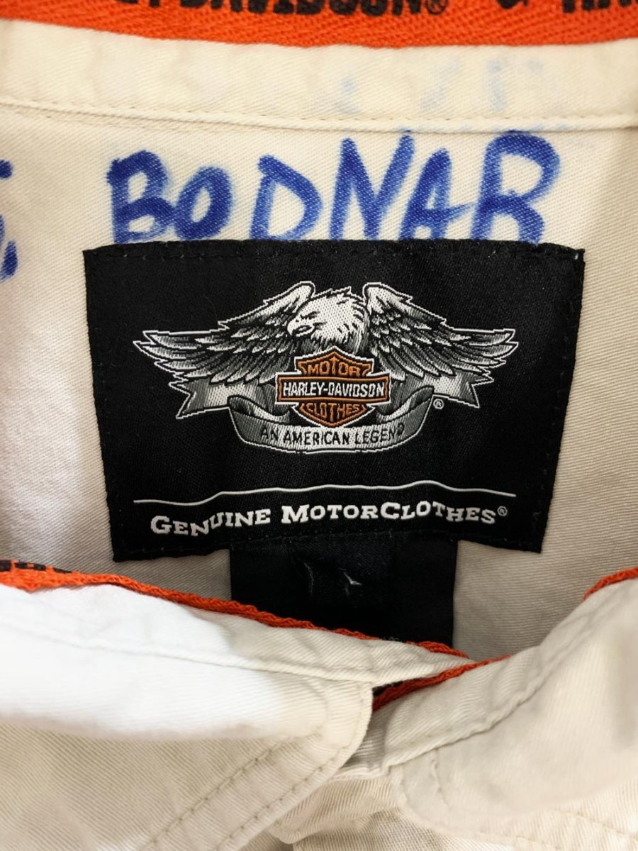 vintage 00s harley davidson snap button shirt - good market thrift store