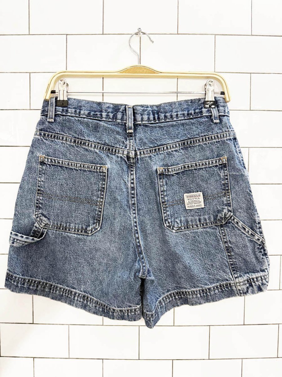 vintage 00s hydrualic jeans carpenter denim shorts - good market thrift store