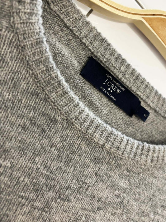 vintage 00s j crew 100% lambswool knit sweater - good market thrift store