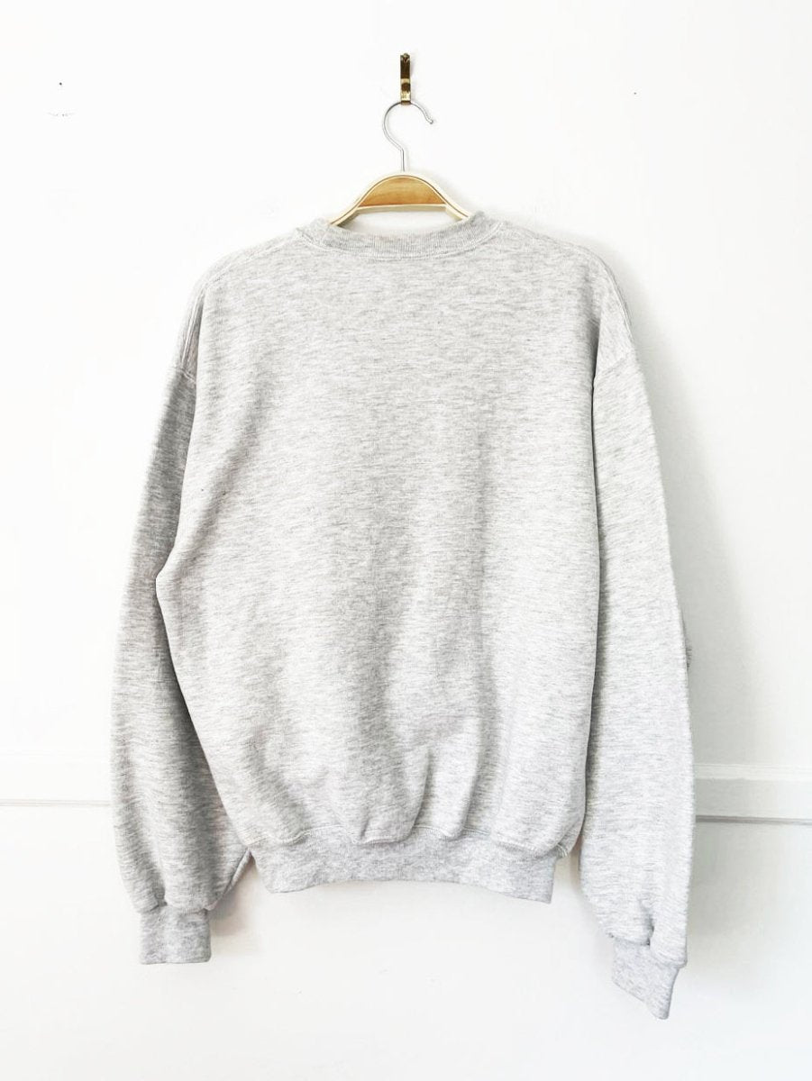 vintage 00s jerzees las vegas spell out fleece sweatshirt - good market thrift store
