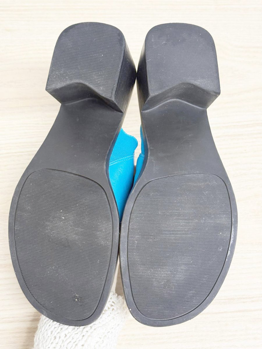 vintage 00s jessica jamie leather block heel sandal - good market thrift store