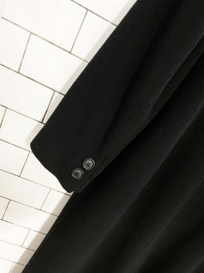 vintage 00s jessica wool - blend double breasted long coat - good market thrift store