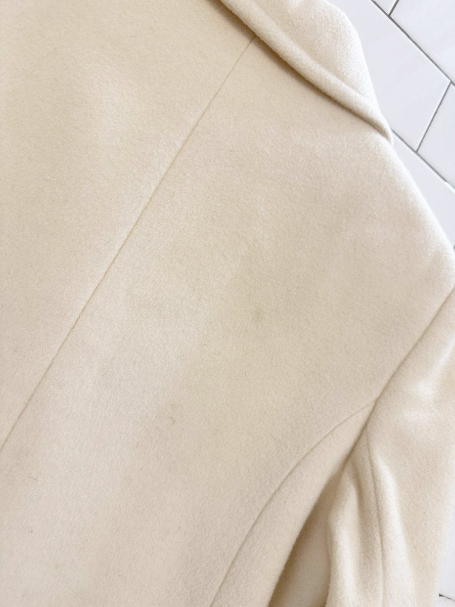 vintage 00s jessica wool - cashmere long coat - good market thrift store