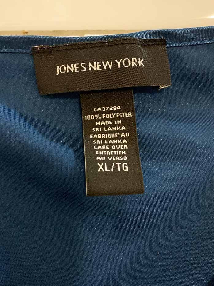 vintage 00s jones new york satin bow slip midi dress - good market thrift store