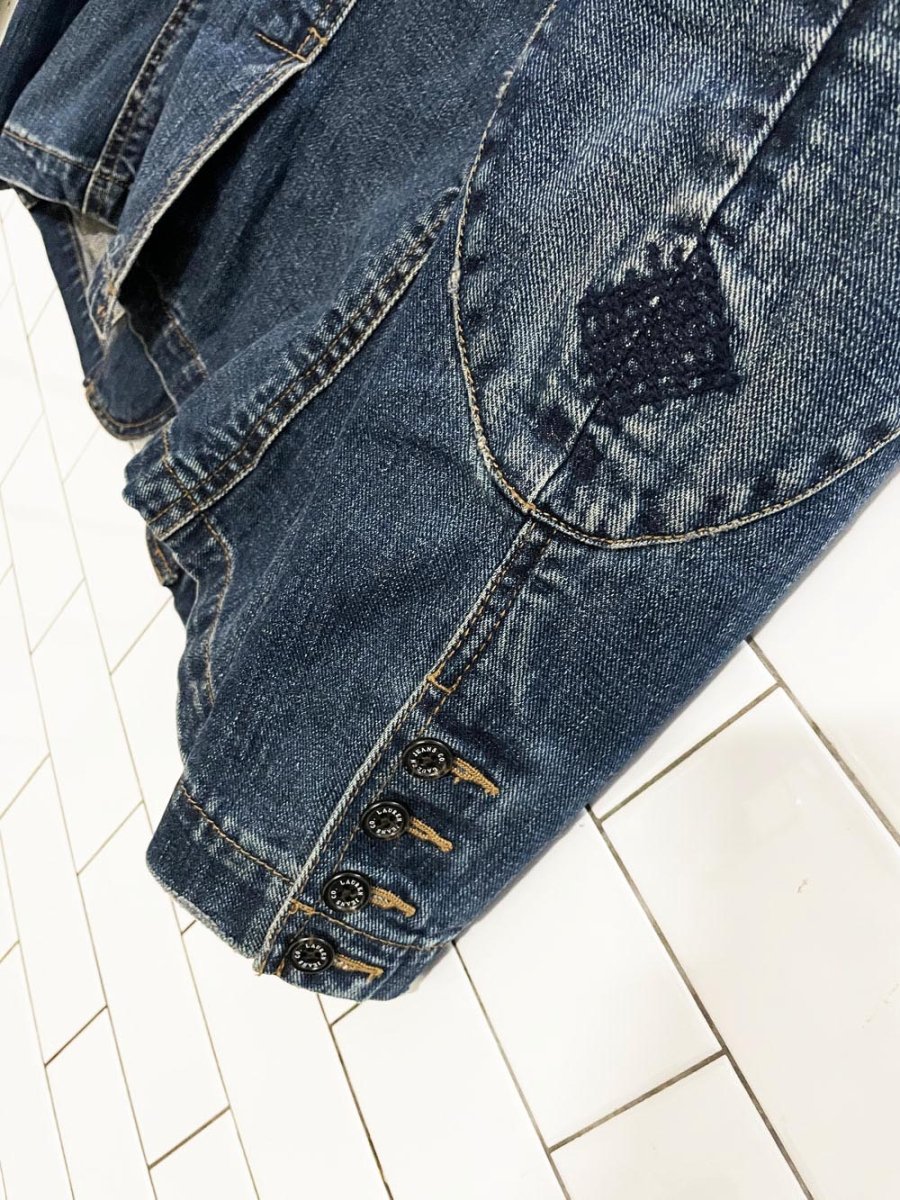 vintage 00s lauren jeans co. denim blazer jacket | ralph lauren - good market thrift store