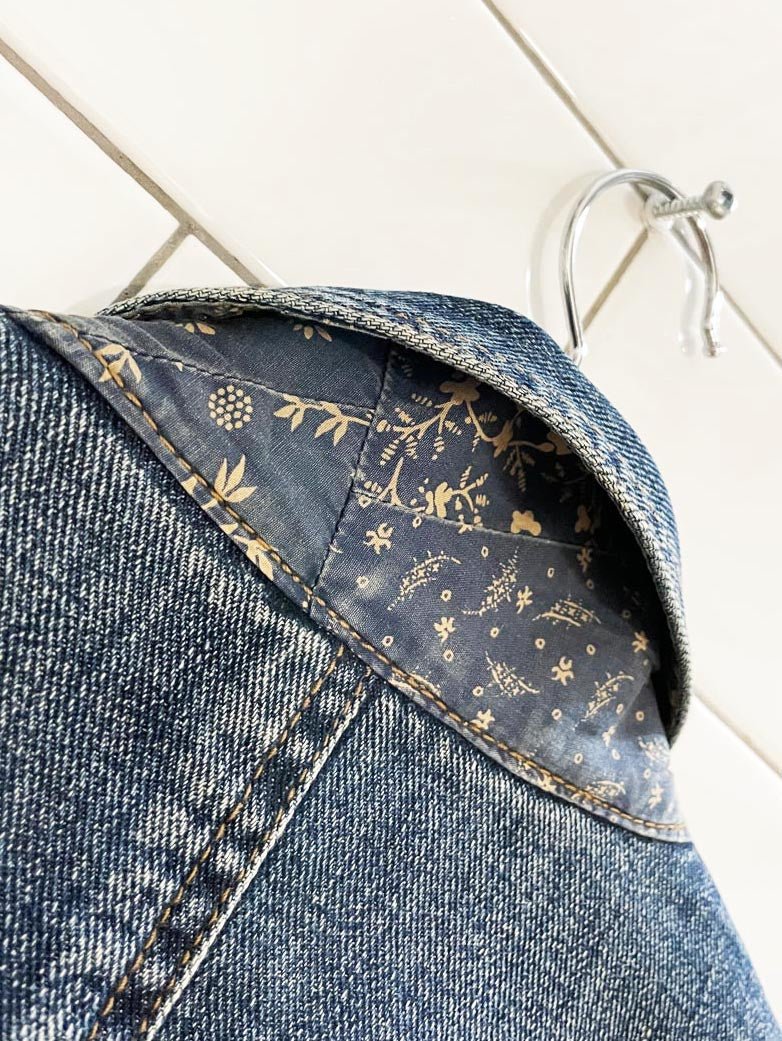 vintage 00s lauren jeans co. denim blazer jacket | ralph lauren - good market thrift store