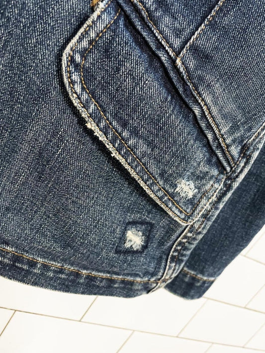 vintage 00s lauren jeans co. denim blazer jacket | ralph lauren - good market thrift store