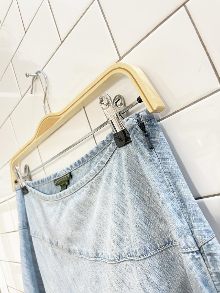 vintage 00s lauren jeans RL country full denim midi skirt | ralph lauren - good market thrift store