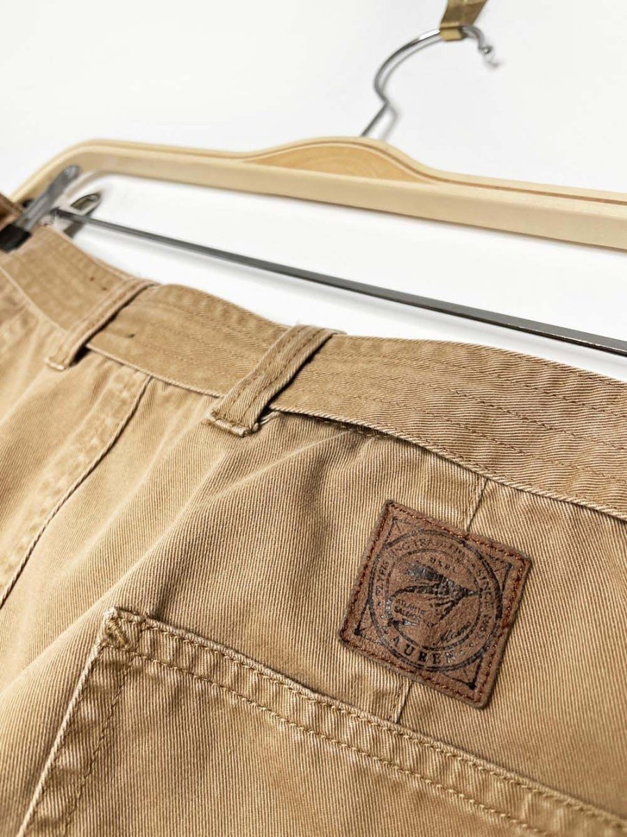 vintage 00s lauren ralph lauren belted utility maxi skirt - good market thrift store