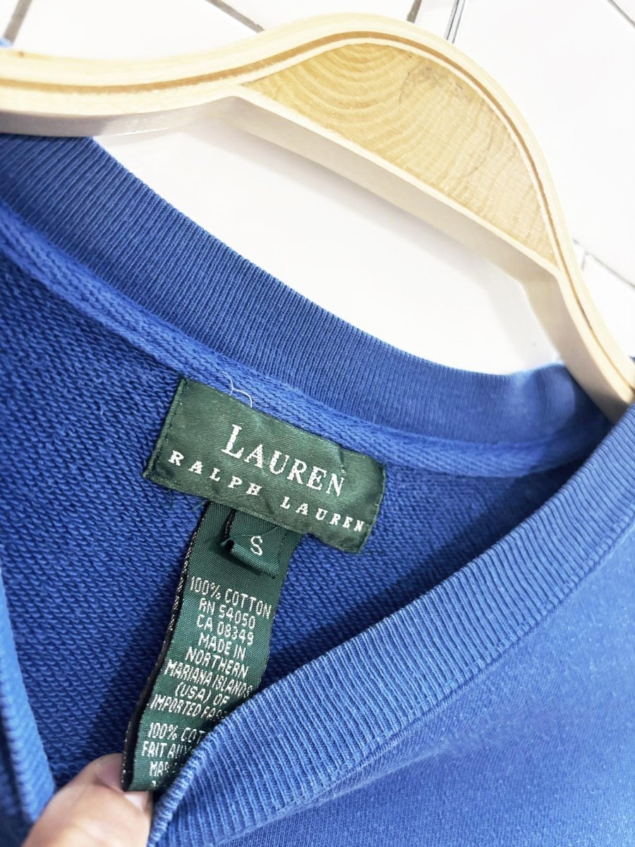 vintage 00s lauren RL nautical crest sweatshirt | ralph lauren - good market thrift store