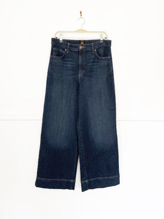 vintage 00s lee wide leg stretchy jeans - good market thrift store