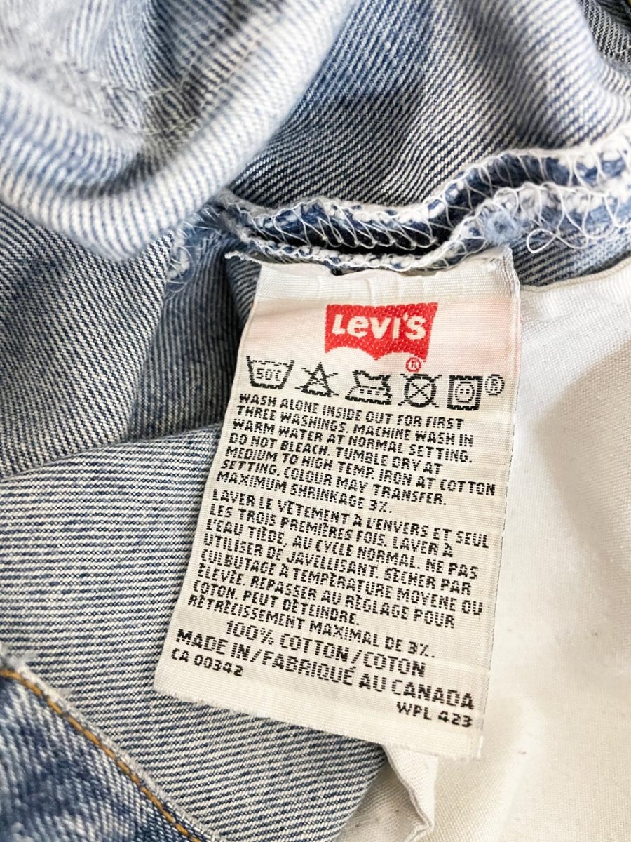 vintage 00s levi's 501 button fly jeans | 2001 - good market thrift store